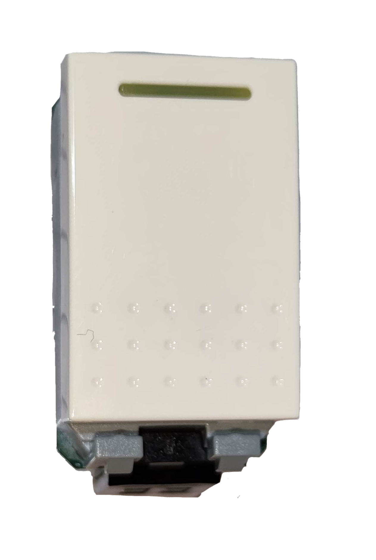 Royu 1 Gang 1 way switch 10A 250V in sleek white finish for home and office use