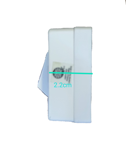 Anam 1 Gang Switch 6A 250V Surface type in white, designed for easy wall installation.