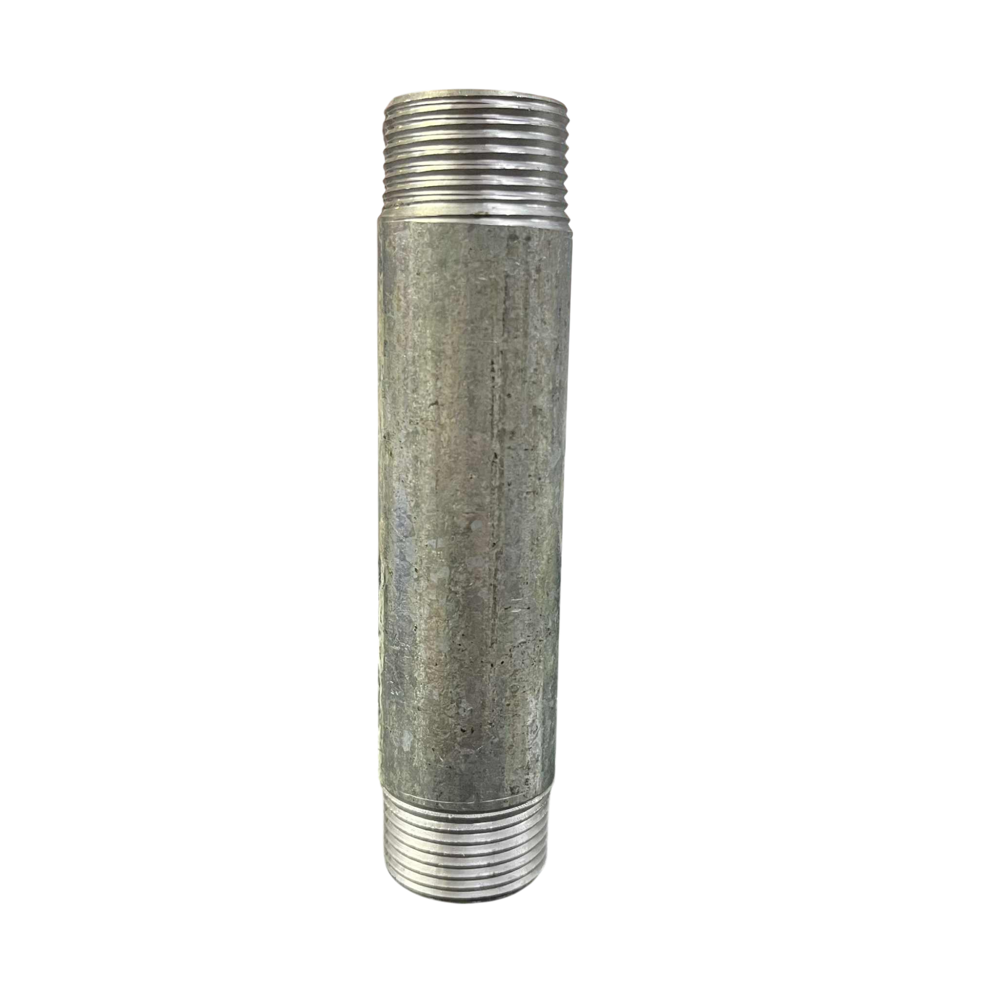 1 inch EMT conduit nipple crafted from durable metal for reliable electrical conduit connections