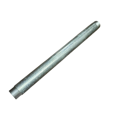 1 inch EMT conduit pipe nipple made of durable metal for electrical conduit connections