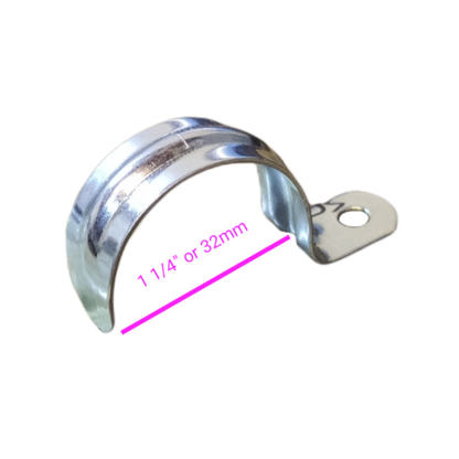 1 inch metal pipe Malleable clamp for securely fastening pipes with durable construction