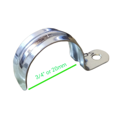 1 inch metal pipe Malleable clamp designed for secure pipe fastening and support