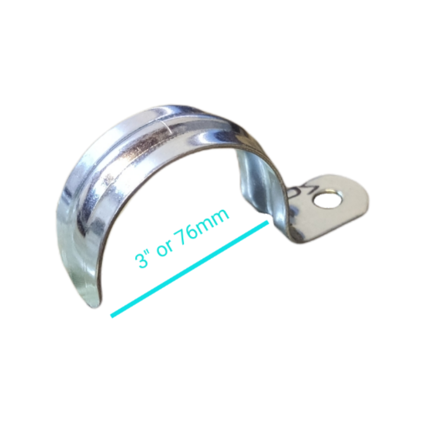 1 inch metal pipe Malleable clamp for secure mounting and support of pipes