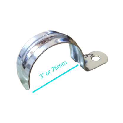 1 inch metal pipe Malleable clamp for secure mounting and support of pipes