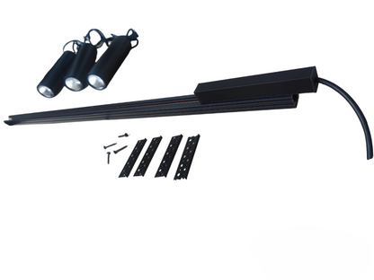 1 Meter Magnetic Tracklight 12W LED 3Pcs with adjustable spotlights for versatile lighting solutions