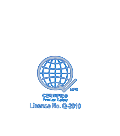 Royu 1 way switch square device showcasing certification logo for safety compliance