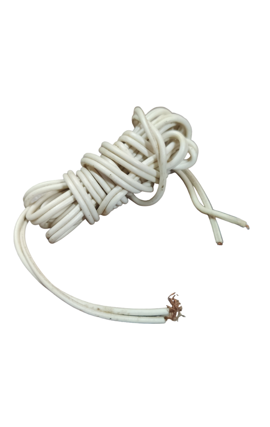 1.5 meter pre cut electrical wire white insulated wire from China for electrical repairs