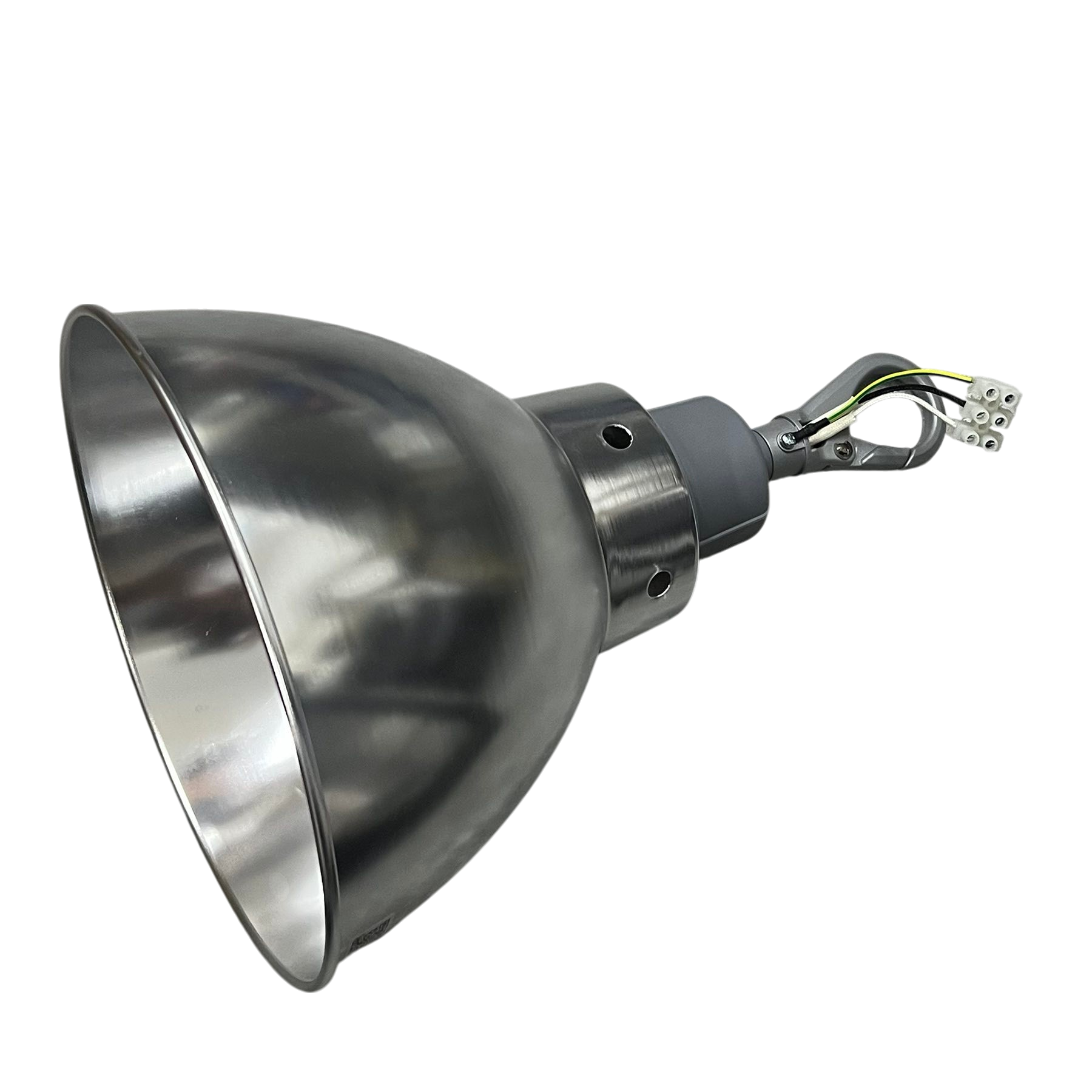 Biglite 10 inch aluminum reflector with E40 socket lighting installation accessory with wiring