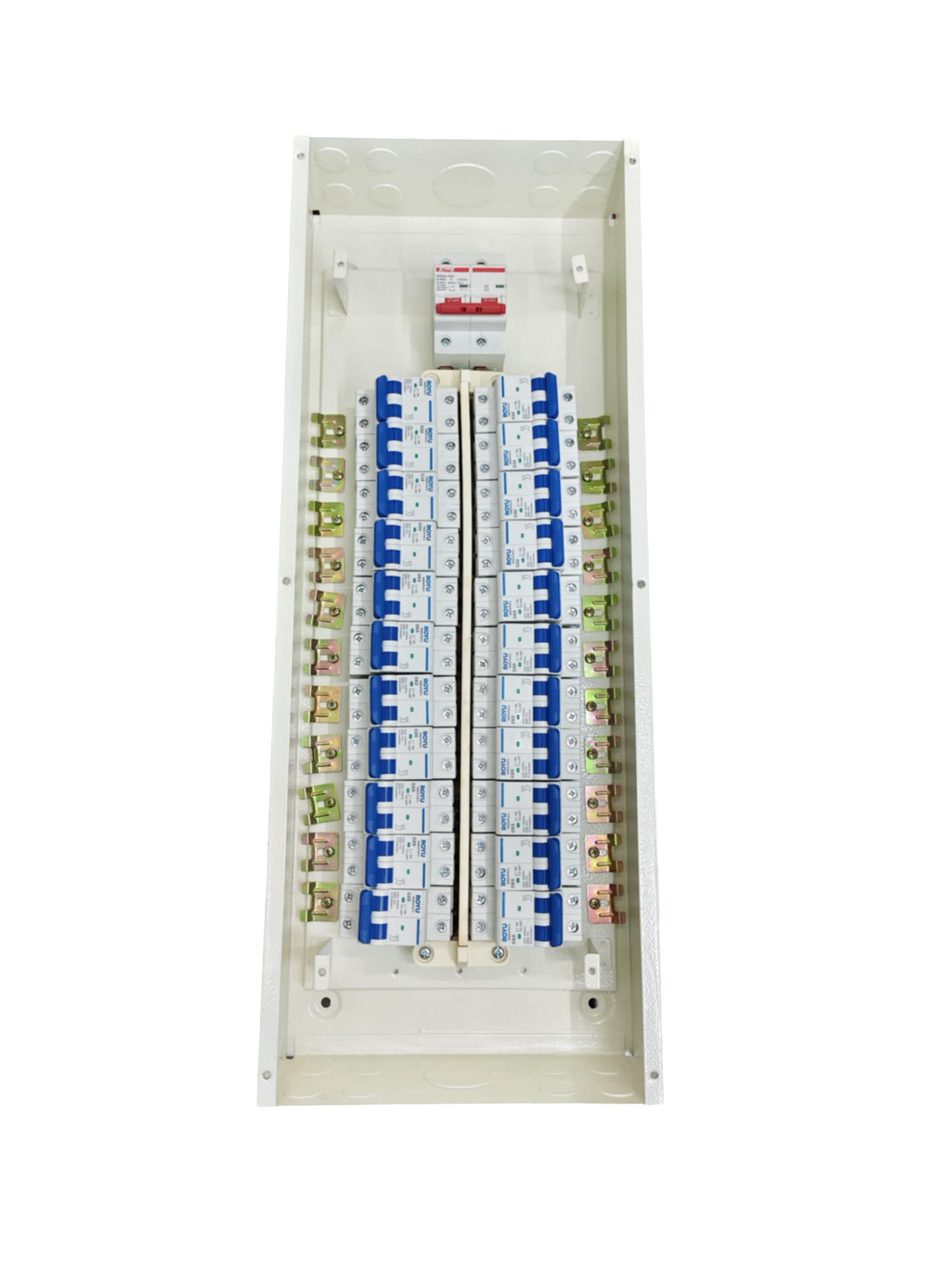 Royu Himel 100A panel board 2 pole electrical circuit breaker panel with multiple switches