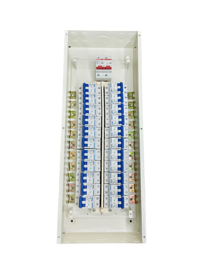 Royu Himel 100A panel board 2 pole electrical circuit breaker panel with multiple switches