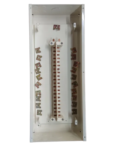 Chint 100A panel board with main breaker designed for electrical circuitry installation