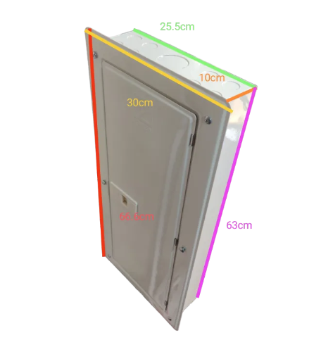 Chint 100A panel board with main breaker featuring a durable design and multiple circuit slots