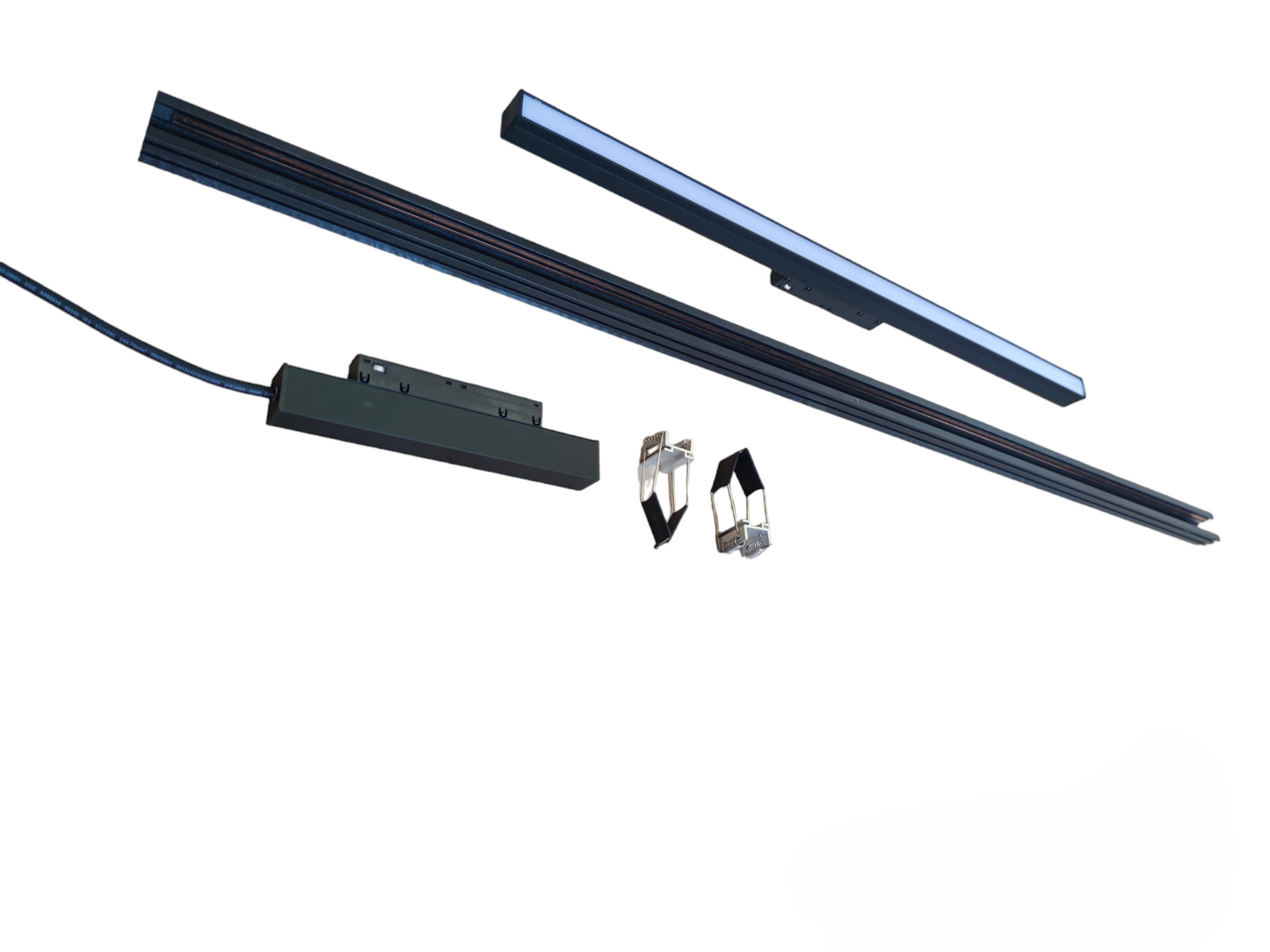 ILLUMIQ TERRA Magnetic Track Light 1 Meter 26mm with 1Pc 24W LED Flood Track Light 220V Warm White 3000K