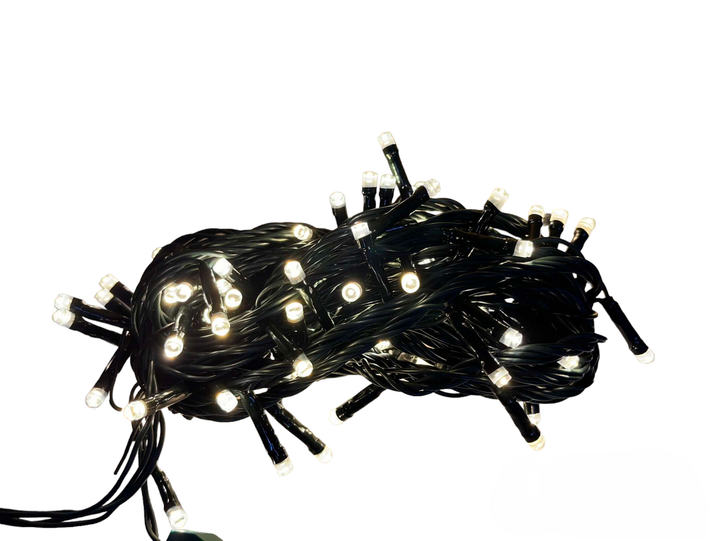 Firefly LED Christmas Light 100 LED Bulbs String Light Green Wire Steady Warm White 3000K 7 Meters 7W 220V Indoor Only  Firefly FXL1110020WW