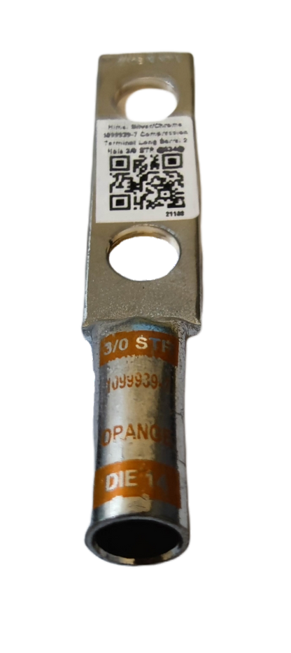 Utilux 1099939-7 Terminal Lugs Compression Type electrical connector with dual holes and copper base