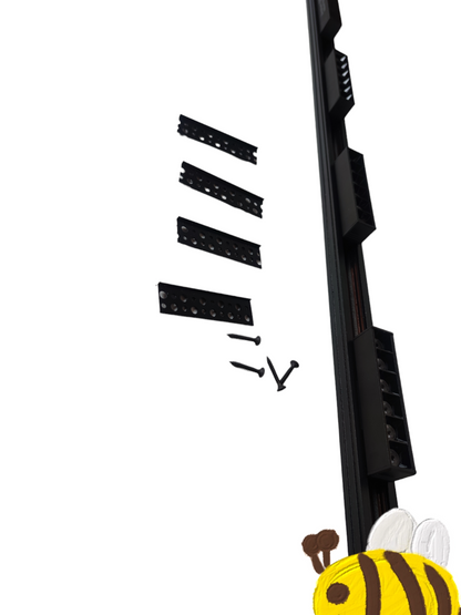 Magnetic Track Light 1 Meter with 3pcs 6W Grille Type Cool White 4000K with 100W Power Supply 220V ( ILLUMIQ TERRA) 26mm  Track