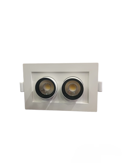 Omni 12W LED Spot Ceiling Downlight Tri- Color 220V iLLR-30D-2X6W3C