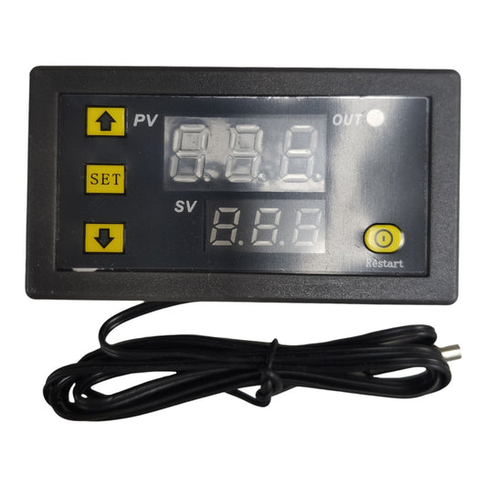 Digital Thermostat Controller 220V -50 to 130 Degrees Celsius, Hot or Cold Normally Open / Normally Close W3230