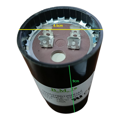 BMI Motor Starting Capacitor 378-454 UF/378-455 UF BMI 125V AC