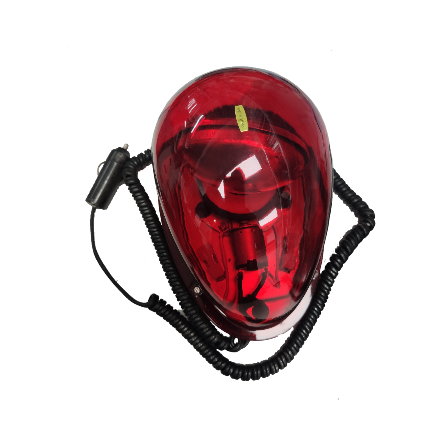 12V Red Revolving Warning Light with Magnet Base for Safety | Electx ...
