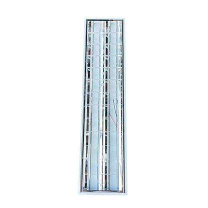 Light Master 12x48 lighting fixture for LED fluorescent tubes with reflective housing and wiring