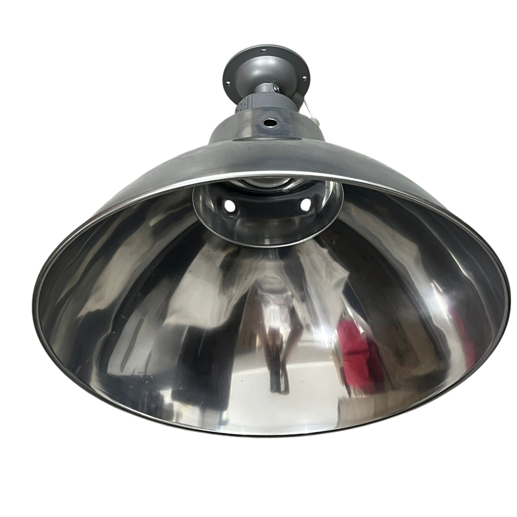 14 inch aluminum reflector for lightning protection by Biglite & Omni industrial light fixture