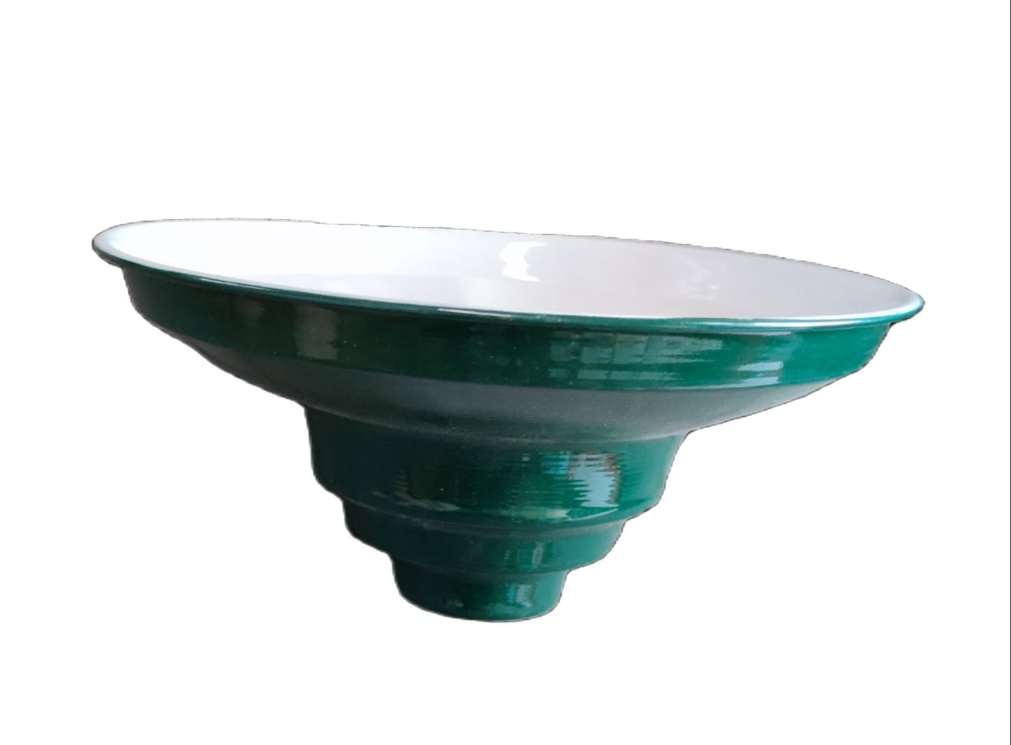 Amco 14 inch green lamp cover Shallow Type for stylish lighting installations and accessories