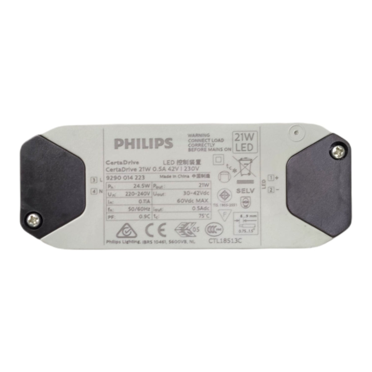 Philips 21W Certa Drive LED Driver 30-42VDC 21W Max 220V