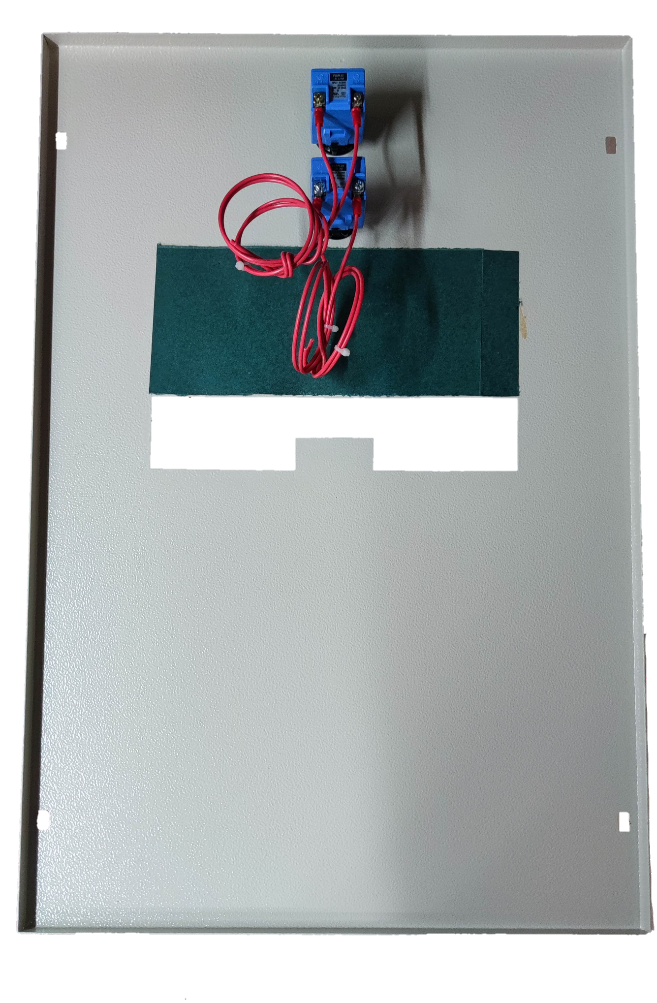 Shihlin 150A MTS 2 Pole Single Pole electrical panel with wiring and circuit components