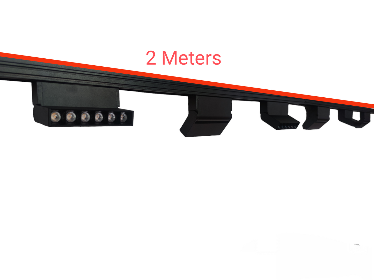 ILLUMIQ TERRA LED Magnetic Track Light 2 Meters 26mm with 6pcs 6W LED Foldable Grille Track Light 220V Daylight 6500K Series 20