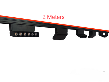 ILLUMIQ TERRA LED Magnetic Track Light 2 Meters 26mm with 6pcs 6W LED Foldable Grille Track Light 220V Daylight 6500K Series 20