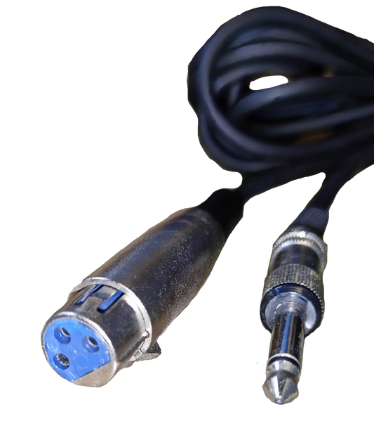 Microphone Cord 5 Meters, PL-55 to Canon Jack, PL55 Plug to XLR Jack, Karaoke Microphone Cord 5 Meters
