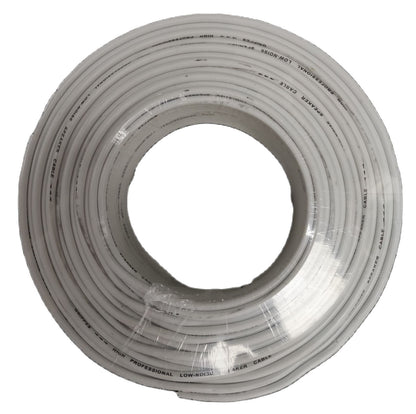 Grippes 16 AWG speaker wire 75 meters coil in white for audio and speaker connections