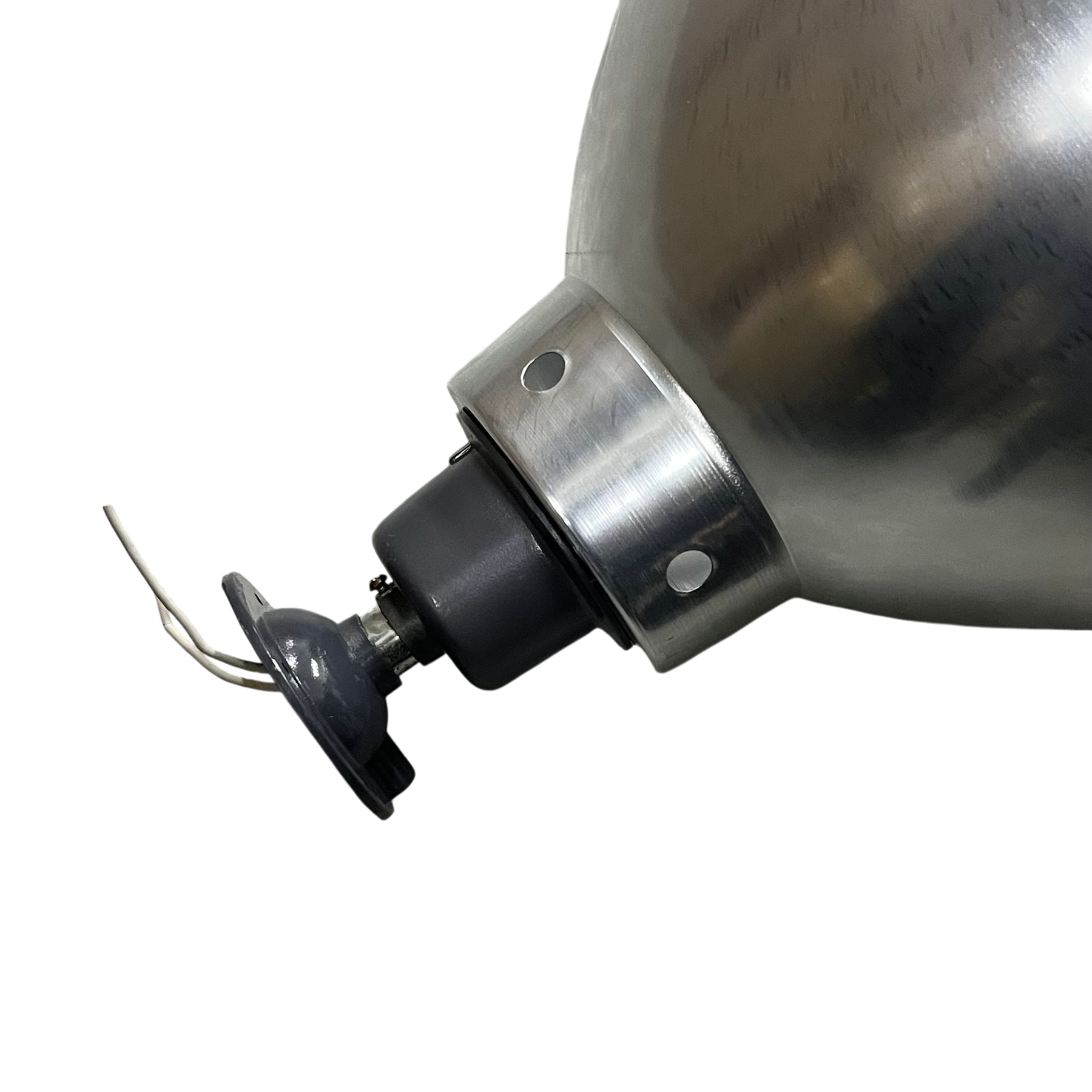 Biglite 16 Inch aluminum reflector E27 socket with metal finish for lighting installation accessories