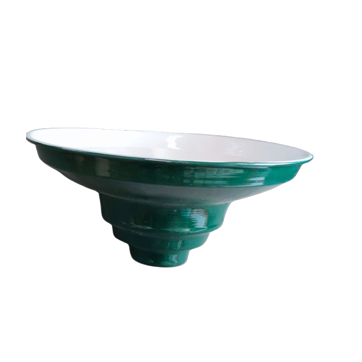 Amco 16 inch lamp cover with E40 socket in green and white design for stylish lighting installations