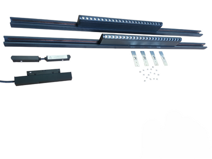 ILLUMIQ TERRA Magnetic Track Light 2 Meters 26mm with 4pcs 12W LED Rotary Grille Track Light 220V Daylight 6500K