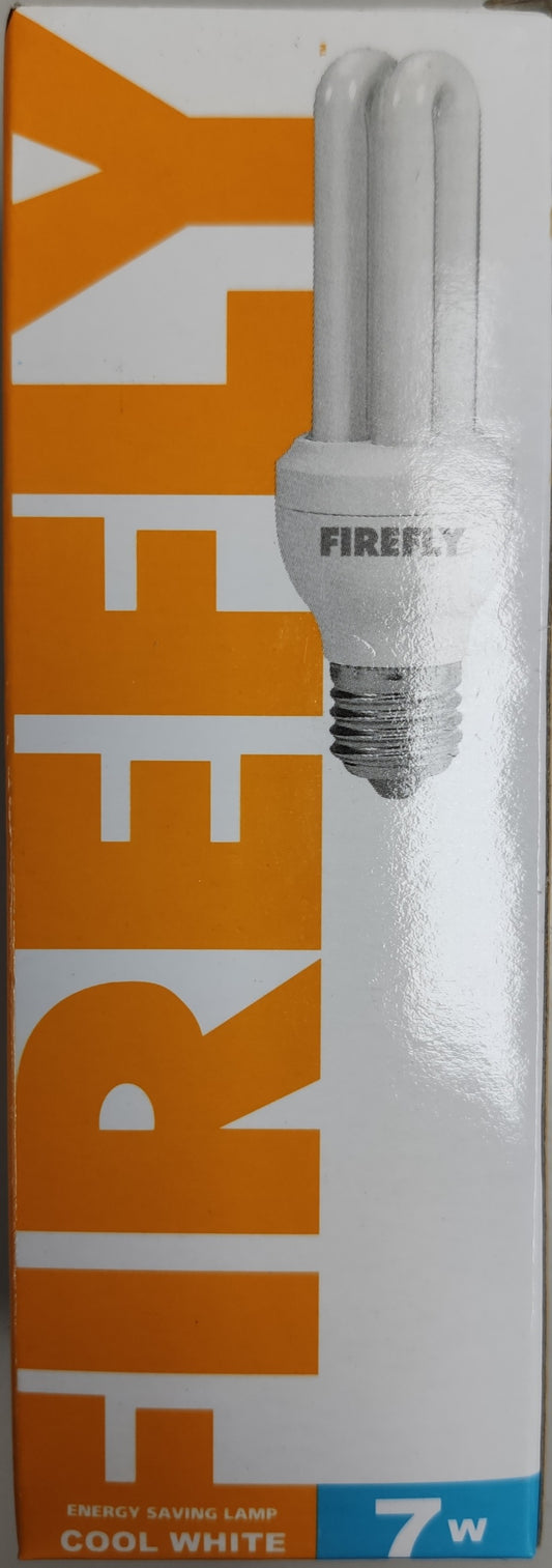 Firefly 7W Cool White CFL E27 220V 2U
