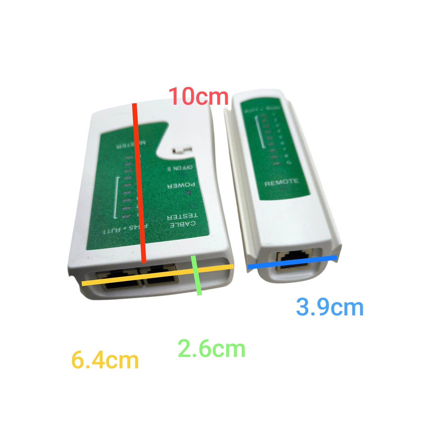 LAN Tester LAN Cable Tester RJ45 + RJ11 ( NS-468 ) Battery Operated (9V) Battery Not Included