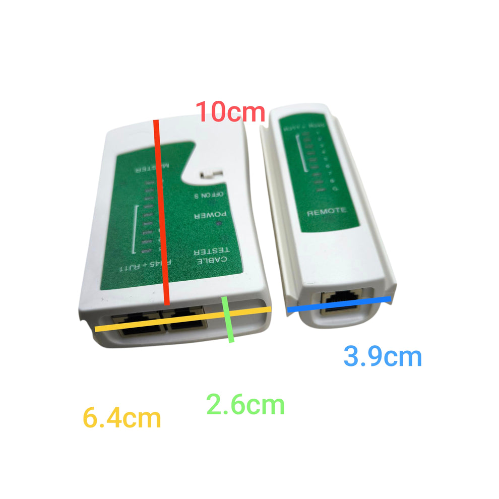 LAN Tester LAN Cable Tester RJ45 + RJ11 ( NS-468 ) Battery Operated (9 ...