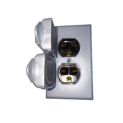 Eagle 2 Gang Weatherproof Tandem Outlet with Ground 15A 250V  CATS999 826B