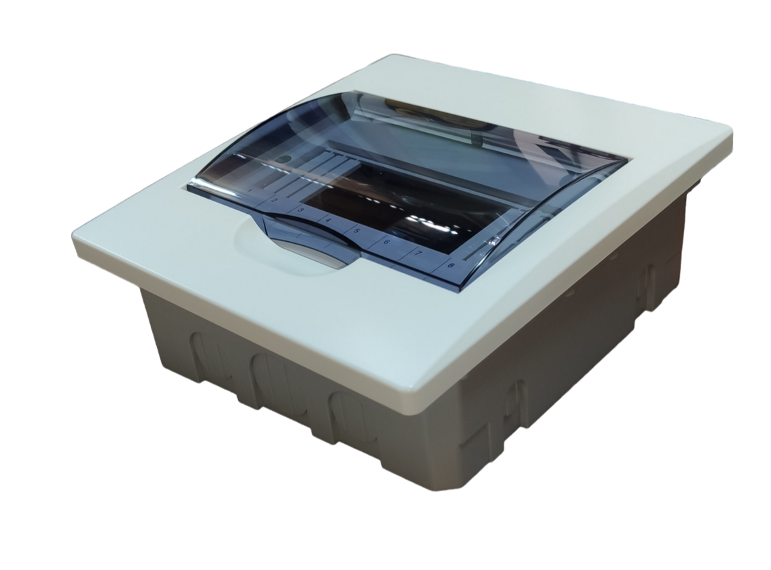Omni 8 Ways Distribution Panel Box MDP-08PP Recessed Type Distribution Panel for Miniature Circuit Breaker