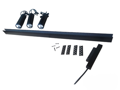 Magnetic Track Light 1 Meter 50mm with 3pcs 6W LED Pendant Track Light 220V Cool White 4000K ( ILLUMIQ TERRA)