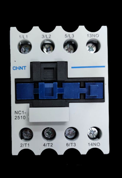 Chint Magnetic Contactor 45A 1 NO Operational Current 25A 440V, NC1-2510