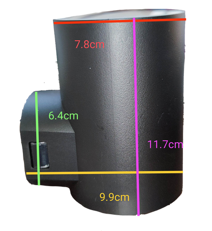 Omni 9W Tri Color LED Wall Lamp 220V Weather Proof 810 Lumens 6500K, 4000K, 2700K