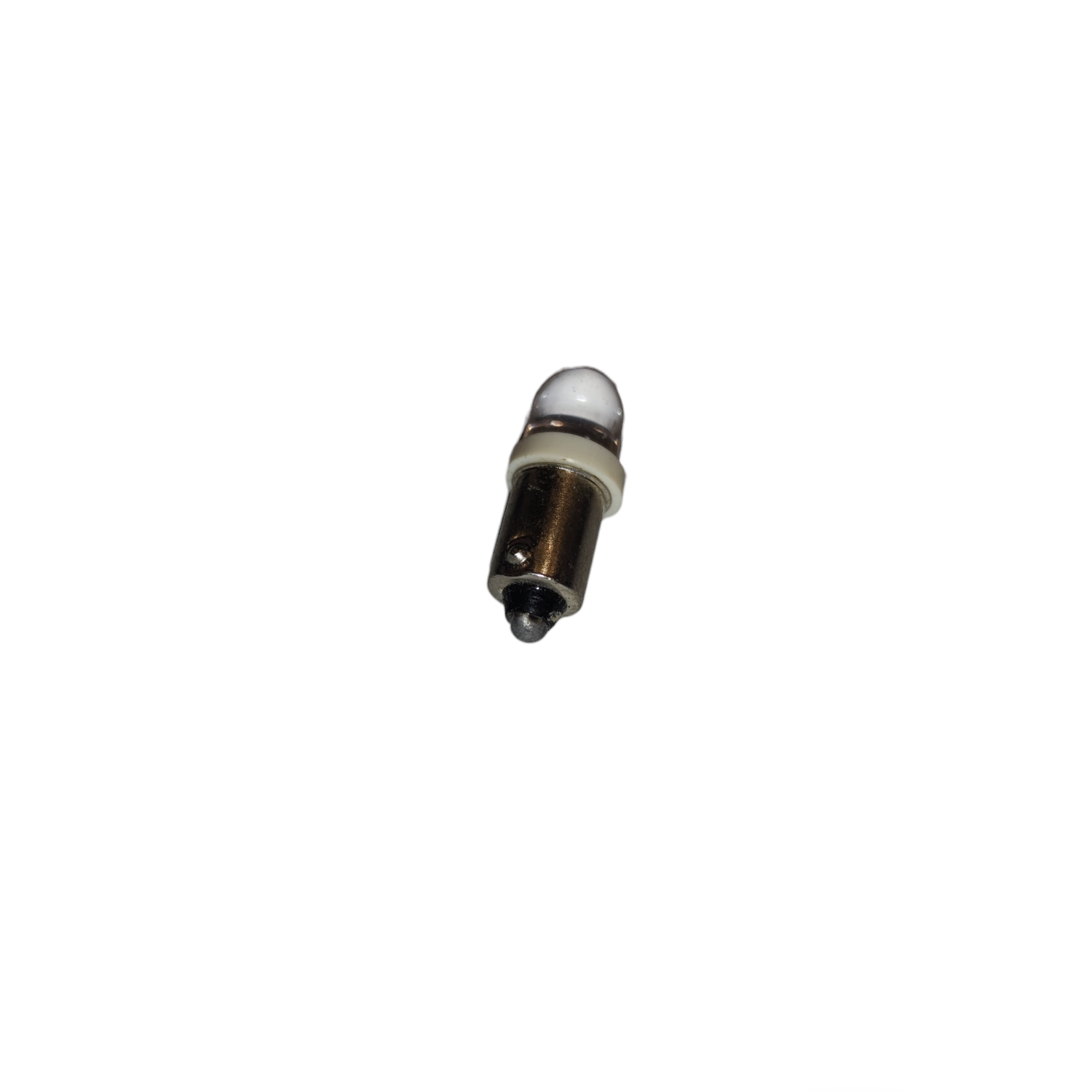 Small cylindrical object with a white top on a white background 1W LED Pilot Lamp B9 440V 6500K Daylight Electx Electrical Supply