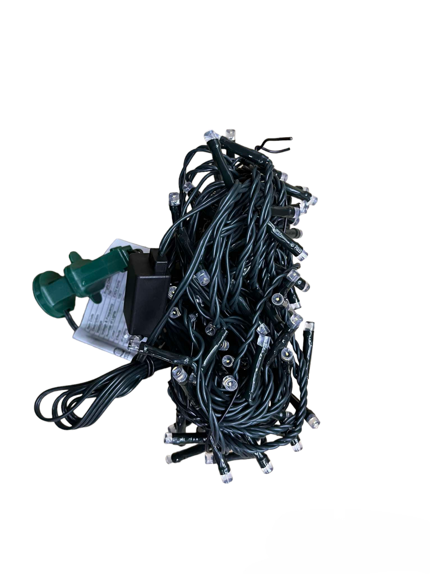 Firefly LED Christmas Light 100 LED Bulbs String Light Green Wire Steady Warm White 3000K 7 Meters 7W 220V Indoor Only  Firefly FXL1110020WW