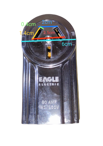Eagle Range Outlet Surface Type 50A 250V Surface Type Range Outlet 50A 250V