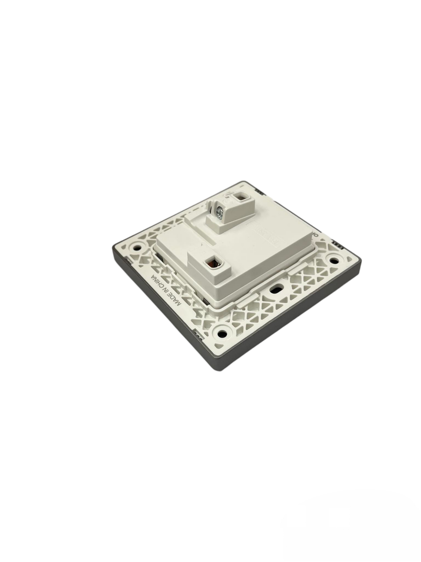 Opple Universal Outlet with Ground 16A 220V  with Indicator and Switch Control and Utility Box  Gray 16A 220V F021691A 86 x 86