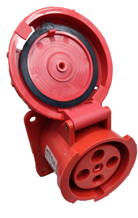 Grippes 63A 3P+E Industrial Outlet Chassis Type (4 Pins ) IEC 60309-2 # 334