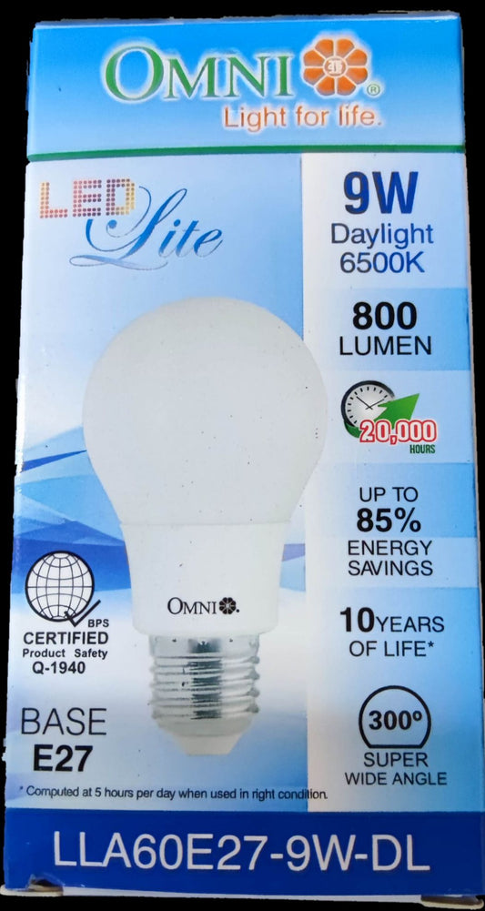 Omni 9W LED Bulb E27 220V A60